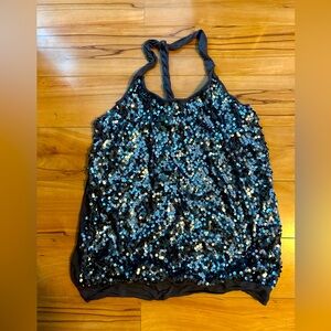 Grey Express Shimmer top